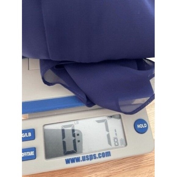 NWT SLNY Cape-Like Sleeve Knee Length Evening Shift Dress Women Size 4 Purple - Picture 12 of 12